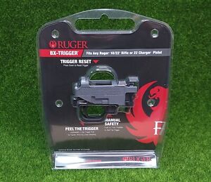 Ruger BX-Trigger Black 10/22 Rifle 22 Charger .22 LR Drop-In 2.5-3lb Pull  90462