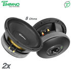2x Timpano Audio TPT-MD10 PRO Audio Midrange Speaker 10 Inch 8 Ohm 2000W Package