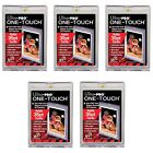 Lot of 5 Ultra Pro One-Touch Magnetic Card Holder 35pt Point 5x
