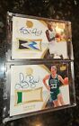 2007-08 Exquisite /35 Larry Bird Kevin Garnett Patch Auto Signed One Of One /1