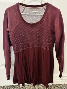 Women’s Maurice’s Babydoll/Sweater *Size Medium *Purple