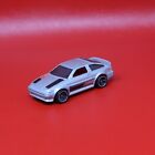 2014 Hot Wheels #222 Toyota AE-86 Corolla Silver HW Workshop: Then and Now 1:64
