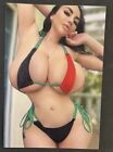 Photo Hot Sexy Beautiful Buxom BBW Woman In Bikini Showing Cleavage 4x6 Picture