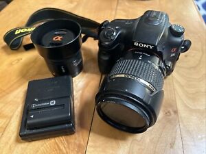 sony a65 camera w/ Tamron 18-270 & Sony 1.4-50 Lenses