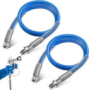 4 Ft Airless Paint Spray Extension Hose Compatible with Graco 247338, 3/16 ID Hi
