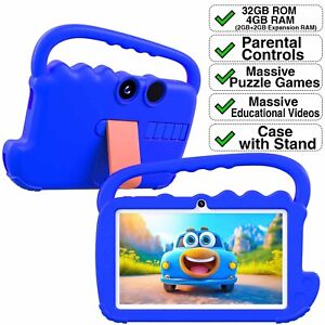 Kids Tablet 7 inch Android 12 Tablet for Kids 32GB Tablet PC Wi-Fi Dual Camera