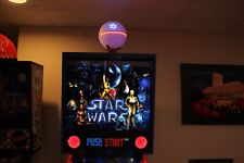 Star Wars Star Trek motion lighted  pinball machine topper, Data East, Stern Wms