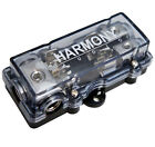 Harmony Audio HA-AGUFD2 Car 2-Way AGU Fused Distribution Block 4GA IN 8GA OUT