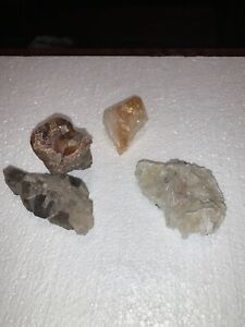 Rock Mineral Crystal Lot 4 Pieces