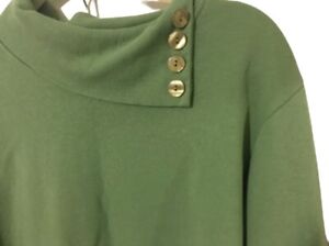 Blair women green top long sleeves size 2XL