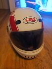 Vintage Rare Bell Sport Helmet 7 3/4 Full Face White Red