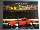 1990 Ferrari Testarossa Coupe Print, Picture, Poster RARE!! Awesome L@@K