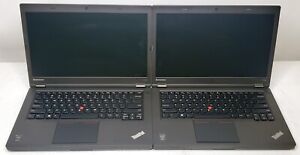 New ListingLot of 2 Lenovo ThinkPad T440p Core i5-4200M 2.50GHz 8GB RAM 14