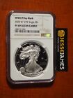 2020 W PROOF SILVER EAGLE WORLD WAR II V75 PRIVY NGC PF69 ULTRA CAMEO BROWN LABL
