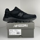 New Balance 993 Running Sneaker  Triple Black Made USA Men Size 11.5 D MR993TB