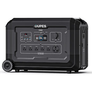 OUPES Mega 5 Portable Power Station 4000W/5040Wh Solar Generator LiFePO4 Battery