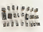 LOT OF 28 Metal Hot Type Printer Typesetter Letters, Various Sizes & Fonts