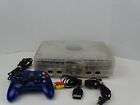 Original Crystal Clear Xbox Limited Edition Bunde with Cables Controller Tested