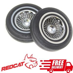 Redcat RC Car Lowrider Fiftynine, Sixtyfour, LRH259 Complete Tires + Wheels (2)