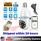 Full HD 1080P Wireless Wifi IP Camera E27 Bulb Home Security Lamp Light Camera