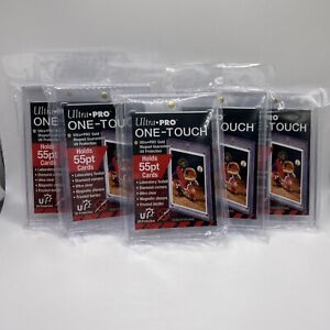 Ultra Pro One-Touch 55pt Point Magnetic Card Holder - Lot of 5