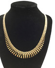 18k Solid  Gold Italian Necklace RARE design 18in