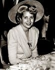 1947 EVA PERON in a hat Candid Picture Photo 4x6