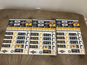 New Listing2019 Oakland A's Athletics Playoff Ticket Stubs Complete Uncut Sheet Wild Card