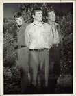 1966 Press Photo Andrew Prine, Glenn Corbett, Barry Sullivan on 