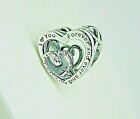 Authentic Pandora #790800C00 Entwined Infinite Hearts Charm