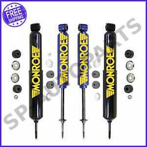 NEW Front & Rear Shock Absorbers Monroe Matic Plus Set For Ford F100 F350 RWD (For: 1972 Ford F-100)