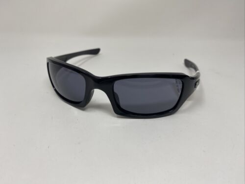 Oakley Fives Squared Sunglasses - Polished Black Frame Grey Lens OO9238-04 F128