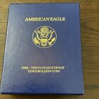 1989 American Eagle One Tenth Ounce Gold Proof Set With Box,  COA Philadelphia