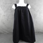 Gap Womens Babydoll Dress XS Black Mini Shift Sundress Oversize Coverup