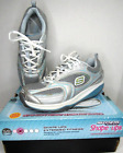 SKECHERS Shape Ups 12320 White Blue Silver Toning Athletic Shoes Womens Size 6.5