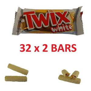 White Chocolate Twix | 32 Double Bars | Twix White Chocolate | 51.92 Oz