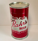 RAHR'S BEER Flat Top can Rahr Brewing Corp GREEN BAY WISCONSIN  Metallic paint