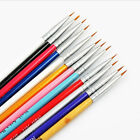 12 pcs Colorful Nail Art Design Pens For Fine Details Tips Drawing Brushes US
