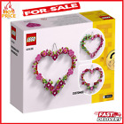 LEGO Heart Ornament Building Toy Kit 40638 Heart Shaped Artificial Flowers