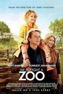 We Bought A Zoo - DVD By Matt Damon - VERY GOOD
