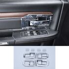 Inner Door Handle Bowl Frame Trim 8PCS For Dodge Ram 1500 2011-2017 ABS Chrome (For: 2015 Ram 1500)