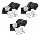 (LOT OF 3) IN HAND American Eagle 2021-S One Ounce Silver Proof Coin 21EMN