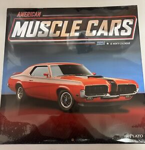 American Muscle Cars 2024 Full Size 16 Month Calendar