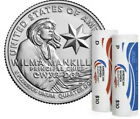10 BOXES OF 2022 American Women Quarters WILMA MANKILLER 2-roll Set P,D -20 Roll