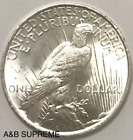 One (1) 1921-1935 Peace Dollar Gem Bu Uncirculated 90% Silver