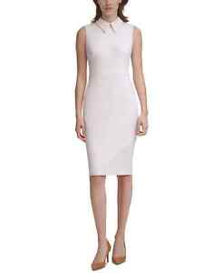 Calvin Klein NWT BLOSSOM Collared Sheath Dress Petite size 4P, 6P, 8P, 10P, 12P