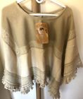 Poncho  organic cotton- New With Tags American made