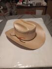 Collectible Stetson Roadrunner Straw Hat Cowboy Western Bryantcote  Size: 7 1/2: