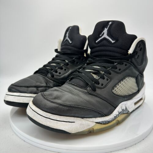Nike Air Jordan 5 Retro Men Size 8 CT4838-011 Black Cool Grey White Shoes