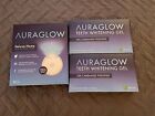 Combination  AuraGlow Teeth Whitening Gel Kit.  (1) Original Kit  & (2) Refills